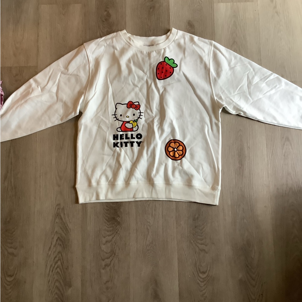 Sanrio Hello Kitty White Long Sleeve Tee with Brand New Without Tags